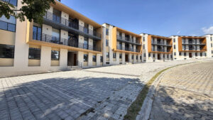 Fachada del conjunto en Isla Blanca Towers, Lomas de Angelópolis III, Puebla