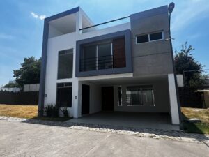 Fachada principal de casa en venta en Kinara, Ciudad Judicial, Puebla