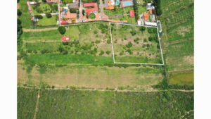 Vista aérea del terreno en Atlixco, Puebla