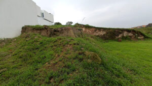 Vista frontal del terreno en Clúster 10-10-10, Lomas de Angelópolis I, Puebla