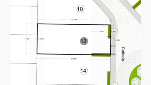 Croquis del terreno y su entorno en Kumma, zona Nubia, Puebla