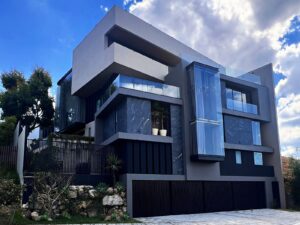 Fachada posterior de casa en venta en Cluster 777, Lomas de Angelópolis, Puebla