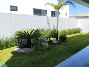 Jardín de casa en Gran Reserva, Puebla