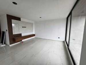 Sala de TV de casa en venta en Parque Anáhuac, Lomas de Angelópolis, Puebla