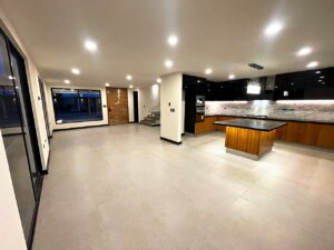 Sala y cocina de casa en venta en Aureal, Morillotla, Puebla