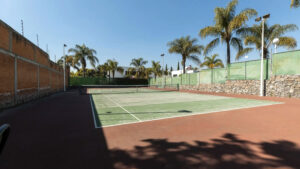 Vista general de instalaciones deportivas en La Concepción, zona Zavaleta, Puebla