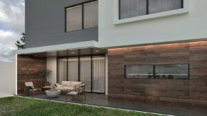 Render de jardin y terraza en Parque Sinaloa, Lomas de Angelópolis III, Puebla · imagen de proyecto