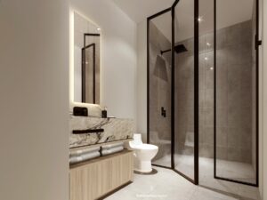 Baño de referencia de Ciudalia · Prototipo 4, departamento en Serdán, Puebla
