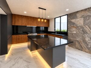 Cocina de casa en Parque Sinaloa, Puebla