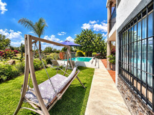 Jardín de casa en Concepción Zavaleta, Zavaleta, Puebla