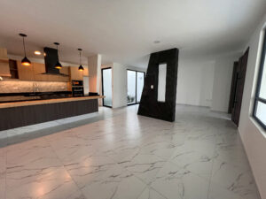 Sala-comedor de casa en Suspiro, Cuautlancingo