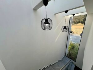 Escaleras de casa en Finca Las Memorias, Atlixco, Puebla