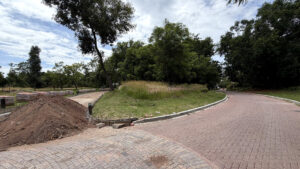 Acceso pavimentado en El Carmen, Atlixco, Puebla