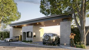 Acceso de Ciudalia · Prototipo 4, departamento en Serdán, Puebla