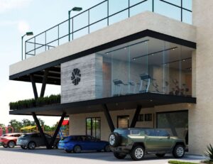 Casa club de casa en preventa en Parque Cibeles, Lomas de Angelópolis, Puebla (render del proyecto)