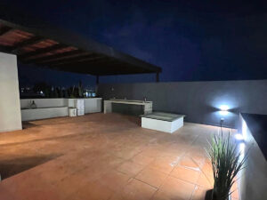 Terraza exterior de propiedad en Mulix, San Pedro Cholula, Puebla, México