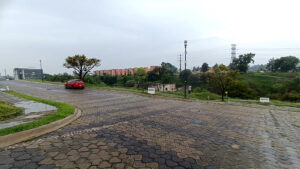 Panorámica de la vialidad del terreno en Lomas de Angelópolis I, Puebla