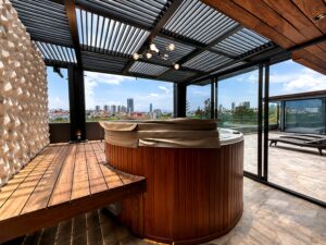 Jacuzzi en casa de Clúster 777, Lomas de Angelópolis I, Puebla