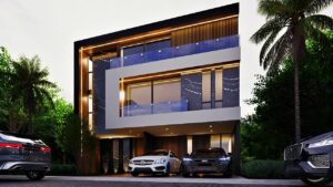 Render fachada — Parque Varsovia